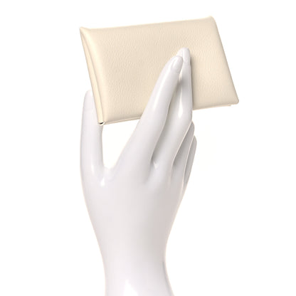 Hermes Evercolor Calvi Card Case Nata 1 of 8