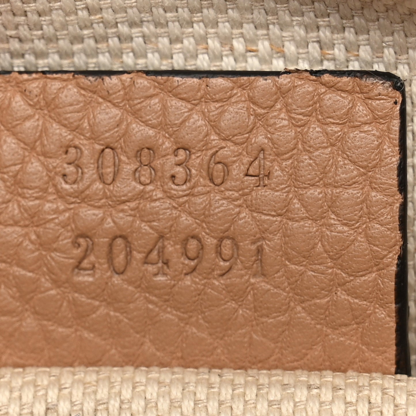 Pebbled Calfskin Small Soho Disco Bag Camelia