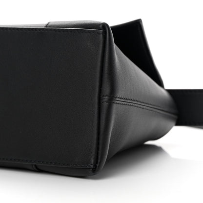 Balenciaga Semi Shiny Smooth Calfskin Monochrome Small Downtown Shoulder Bag Black 11 of 13