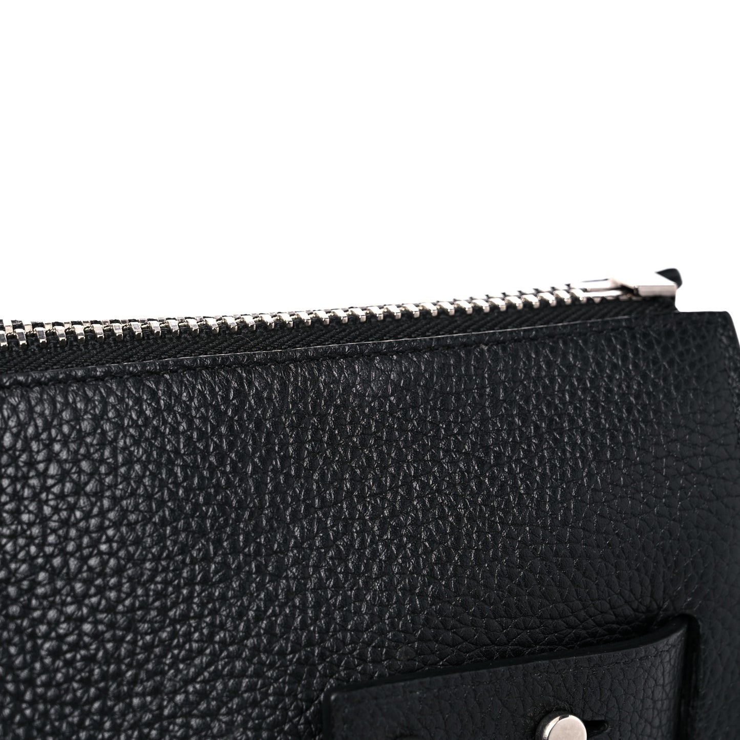 Grained Calfskin Medium Souple Sac De Jour Duffle Black