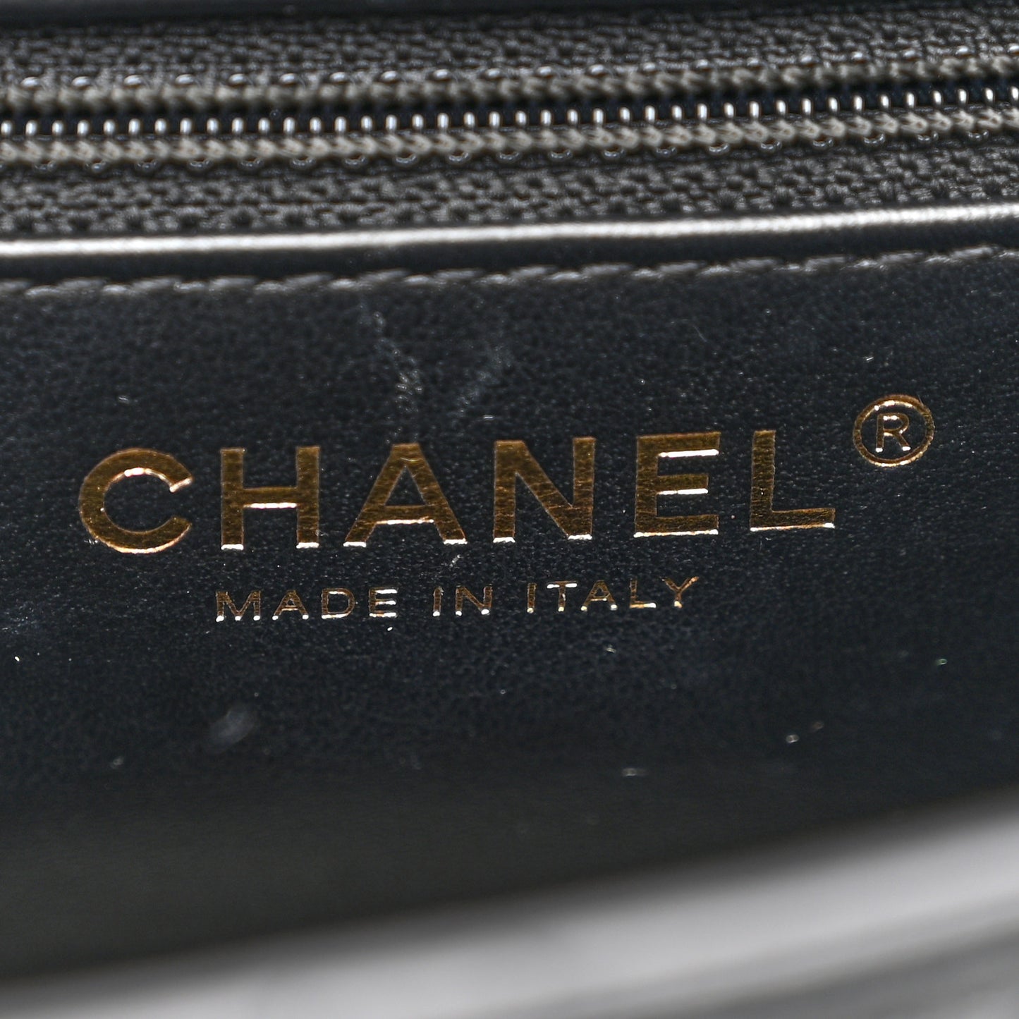 Shiny Aged Calfskin Quilted Nano Kelly Shopper Black Black