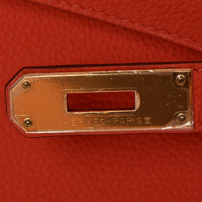 Hermes Togo Birkin 35 Capucine 7 of 27
