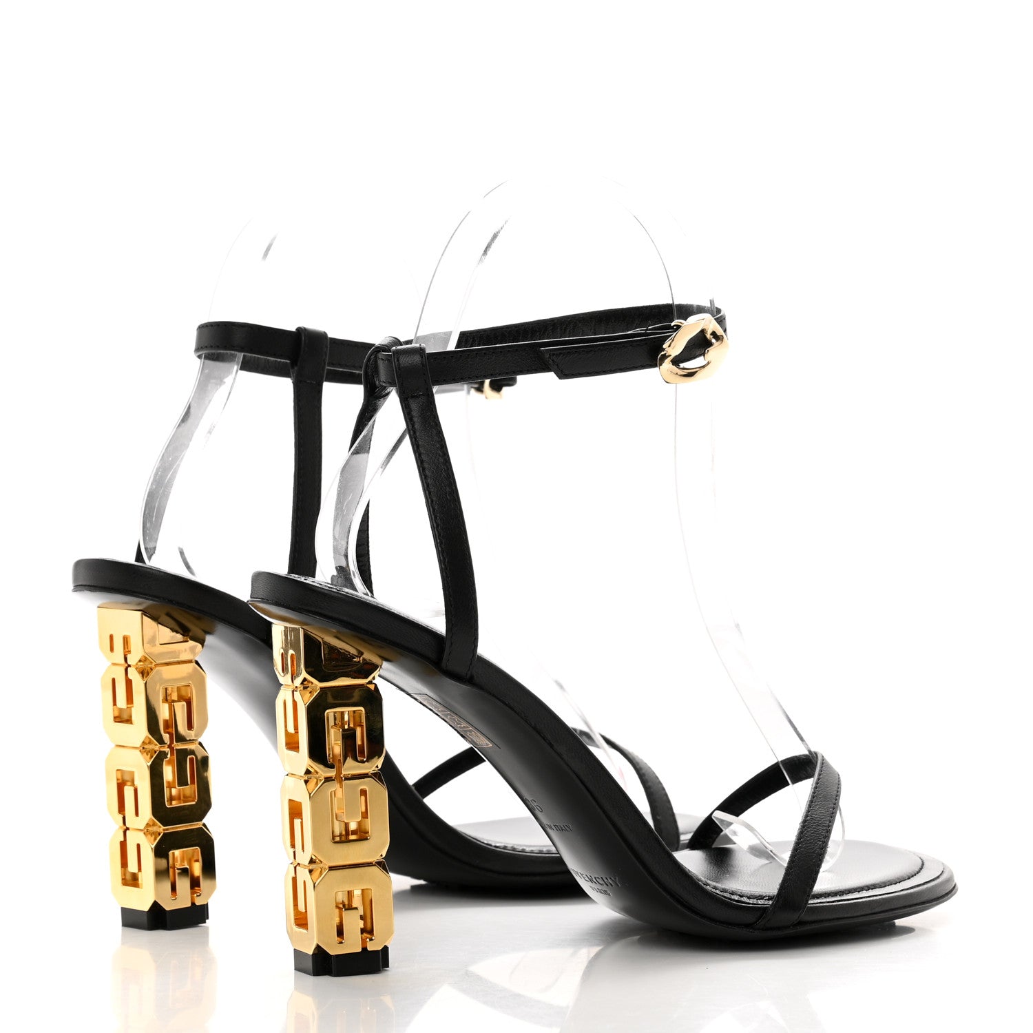 Givenchy Smooth Nappa G Cube 85mm Sandals 36 Black 4 of 7