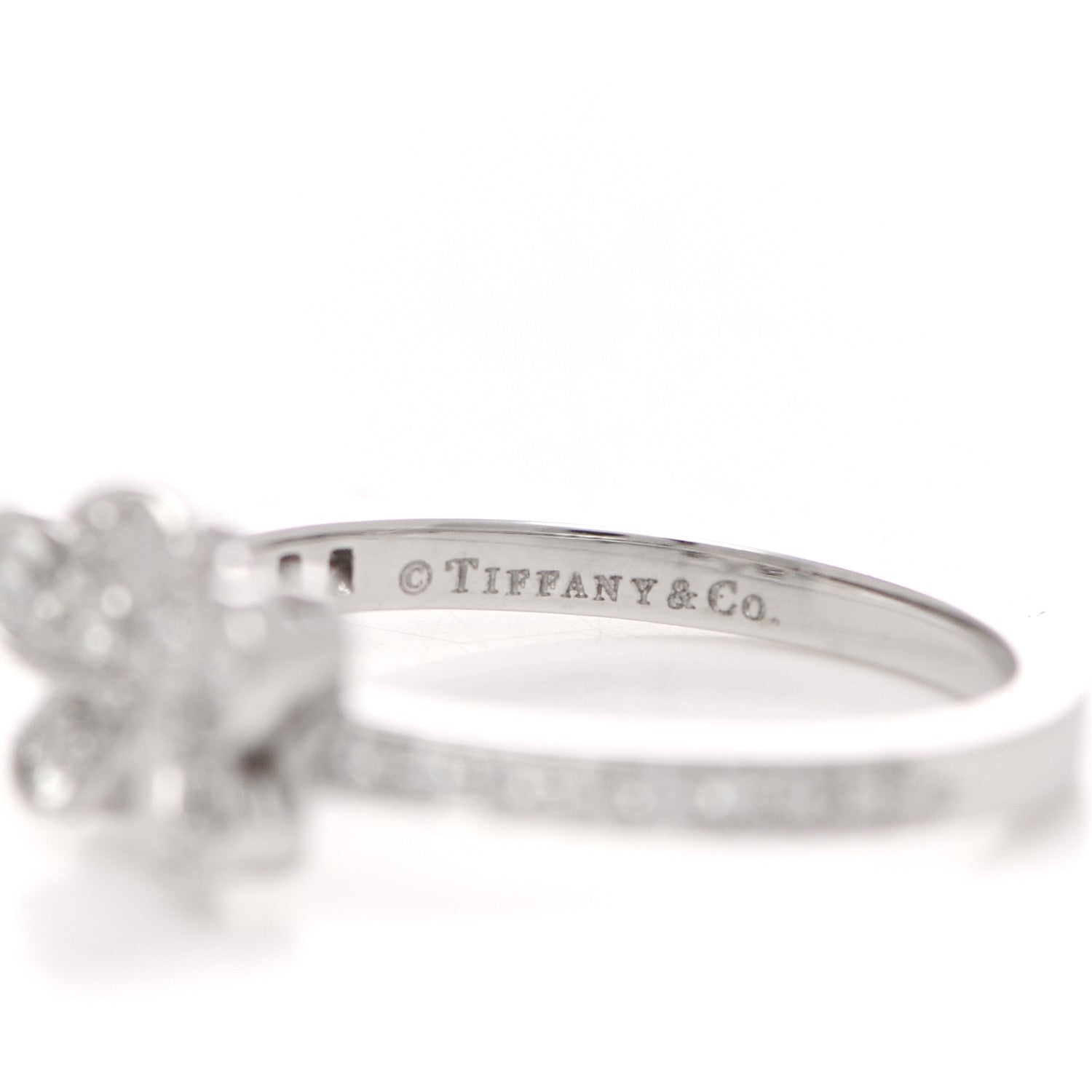 Tiffany Platinum Diamond Enchant Butterfly Ring 49 5 5 of 7