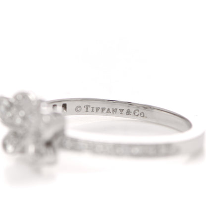 Tiffany Platinum Diamond Enchant Butterfly Ring 49 5 5 of 7