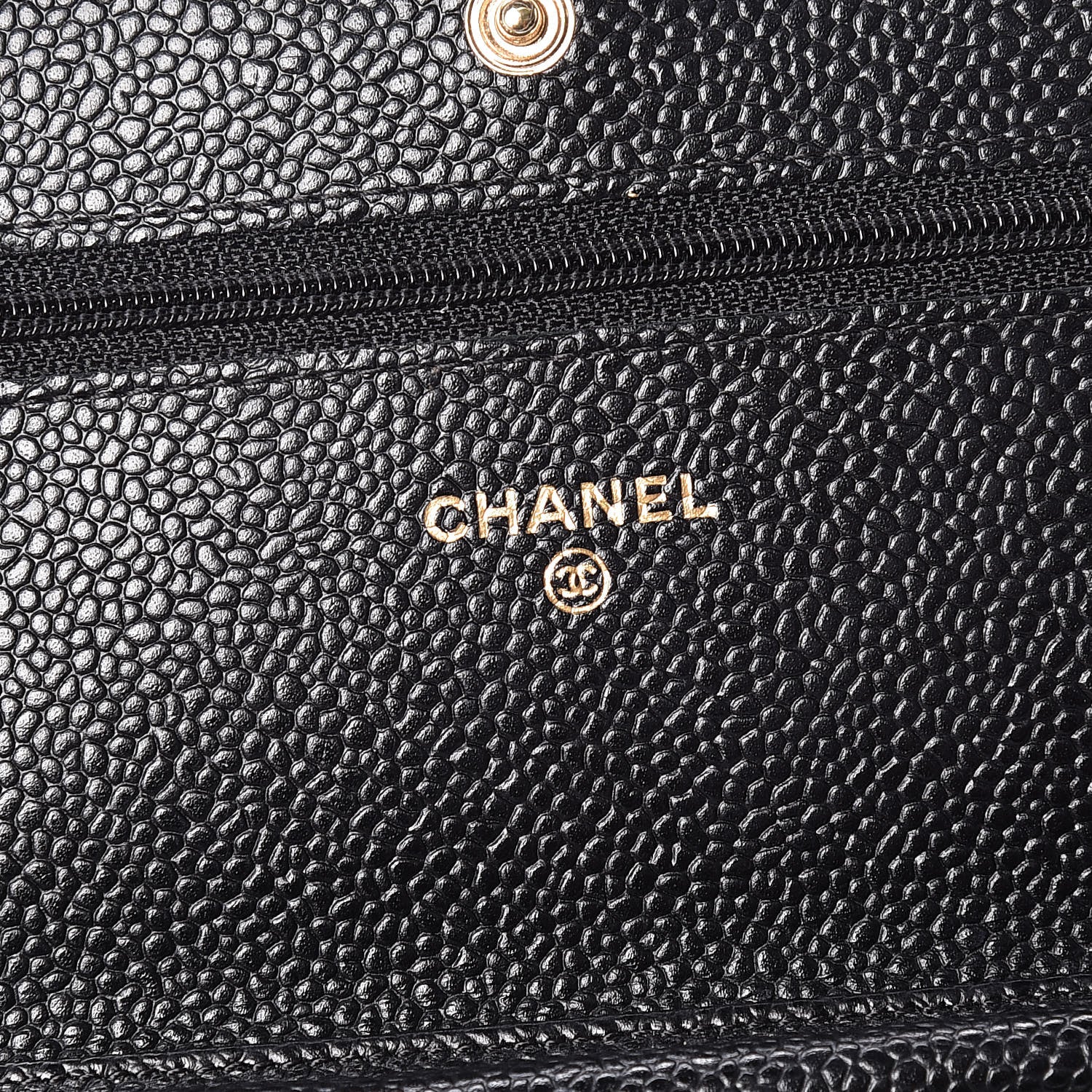Chanel Caviar Quilted Wallet On Chain WOC Black 6 of 12