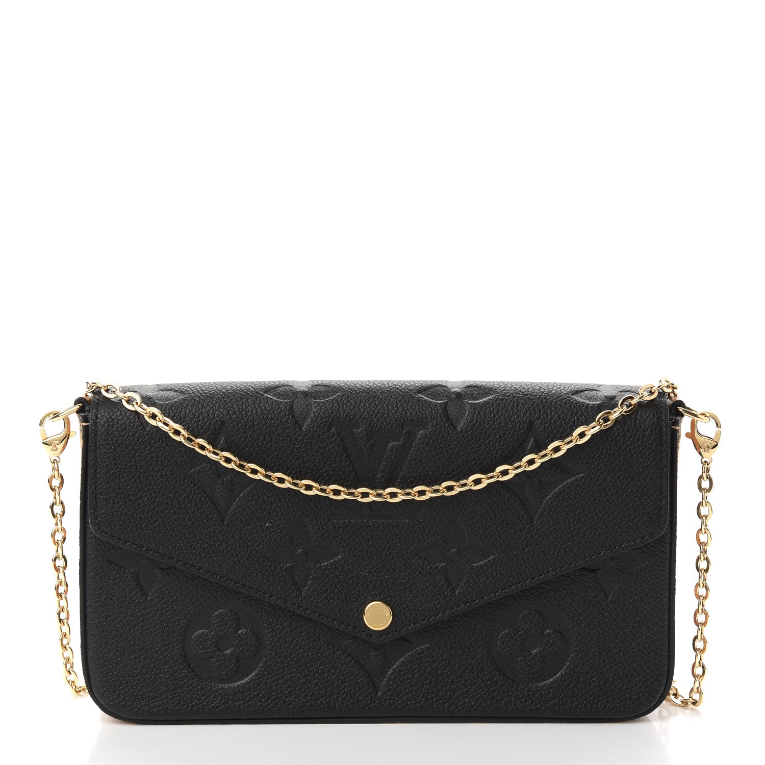 Louis Vuitton Empreinte Monogram Giant Wild At Heart Felicie Pochette Black 3 of 9