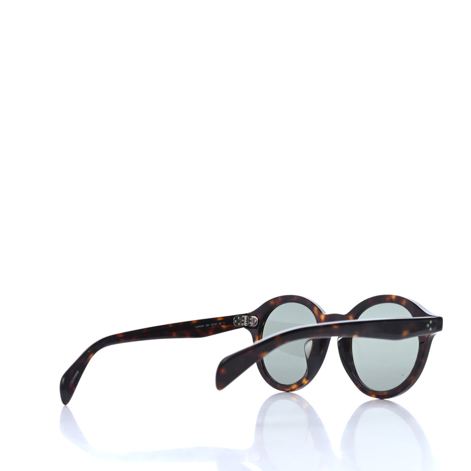 Celine Round Sunglasses CL40034F Dark Havana 4 of 4