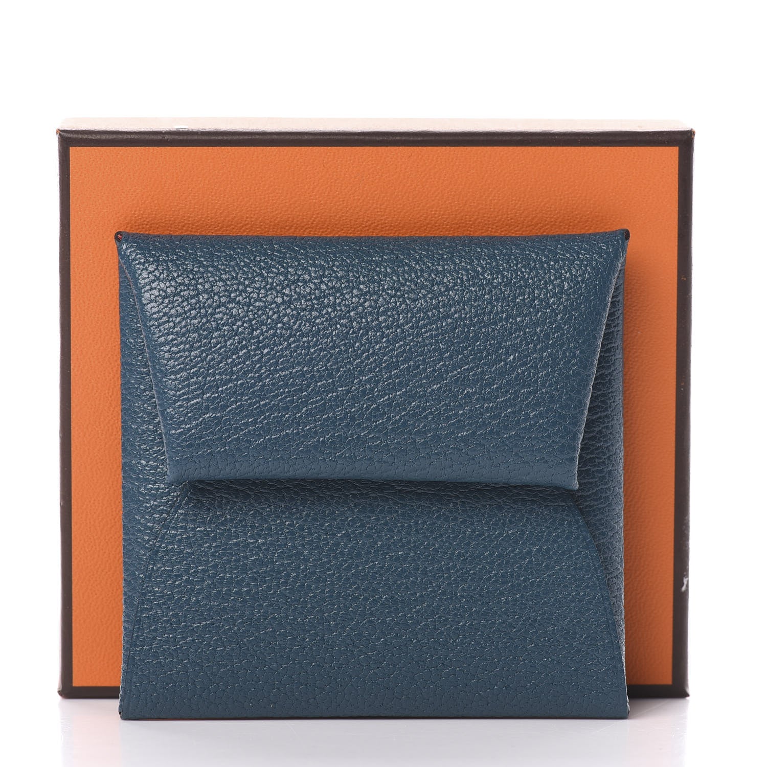 Hermes Chevre Mysore Bastia Verso Coin Purse Vert Bosphore Rose D'ete 8 of 8