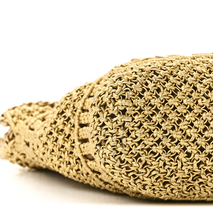 Chanel Metallic Calfskin Macrame Mini Chanel 22 Gold 9 of 10