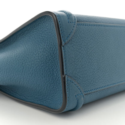 Celine Goatskin Nano Luggage Sea 9 of 11