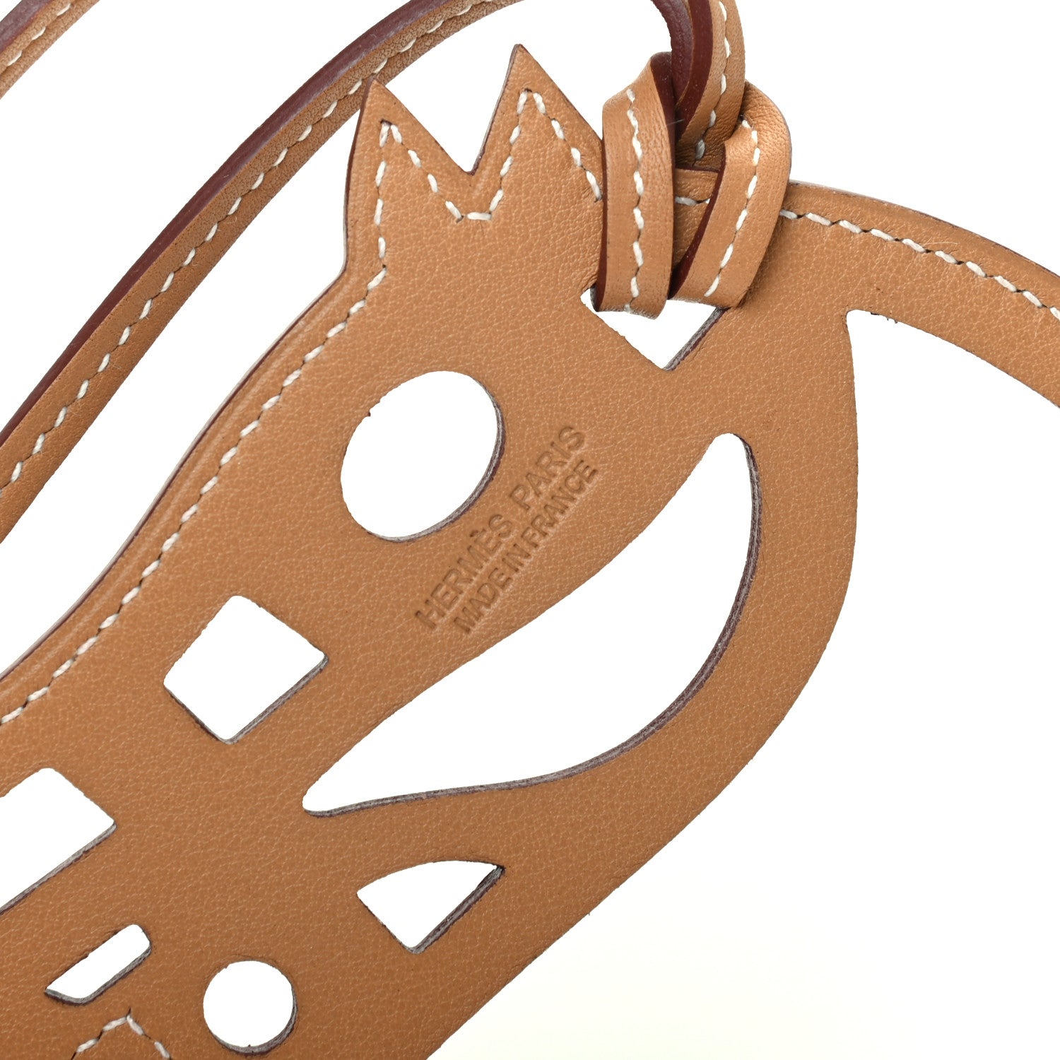 Hermes Swift Paddock Cheval Horse Bag Charm Gold 3 of 4