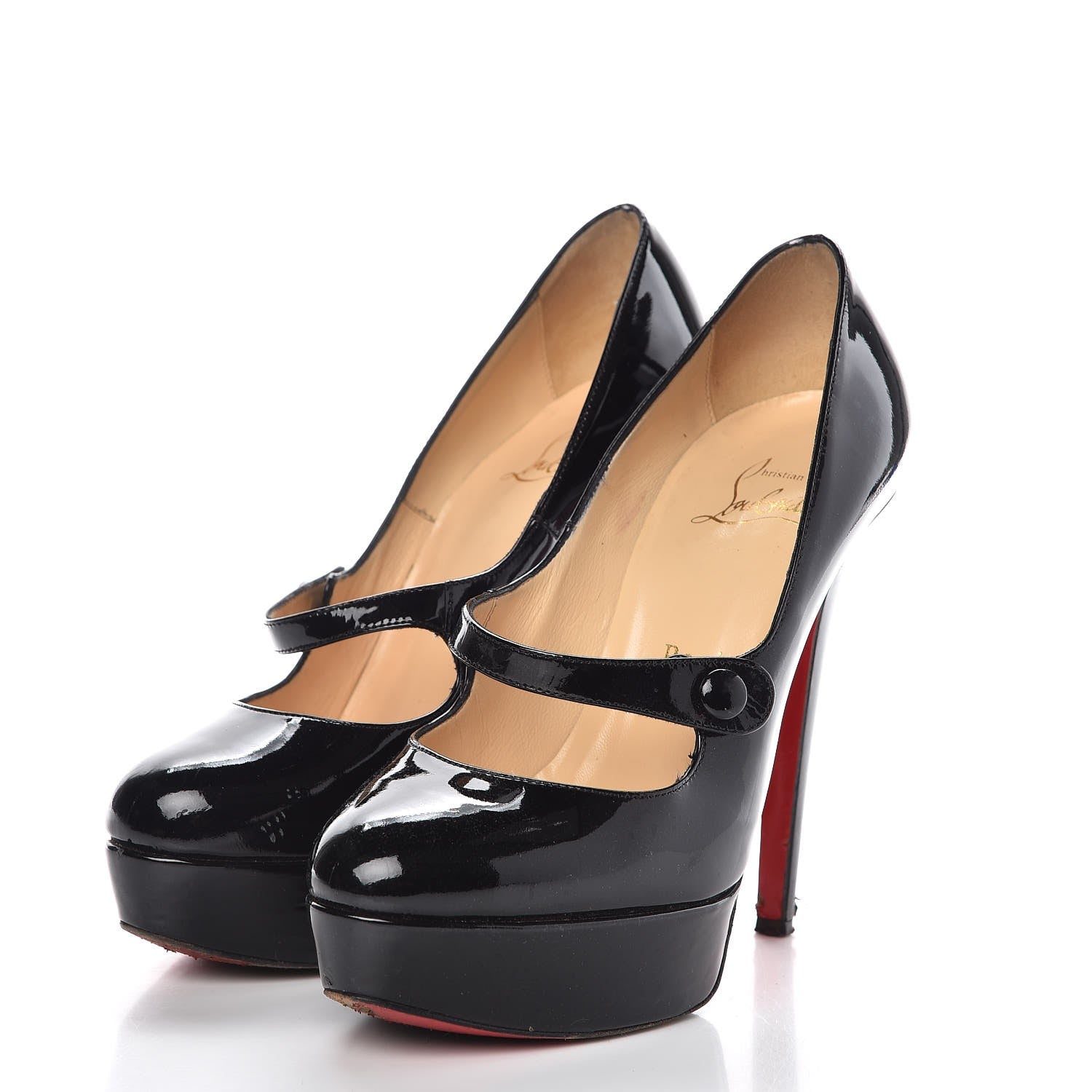 Christian Louboutin Patent Relika 140 Pumps 35 Black 3 of 12
