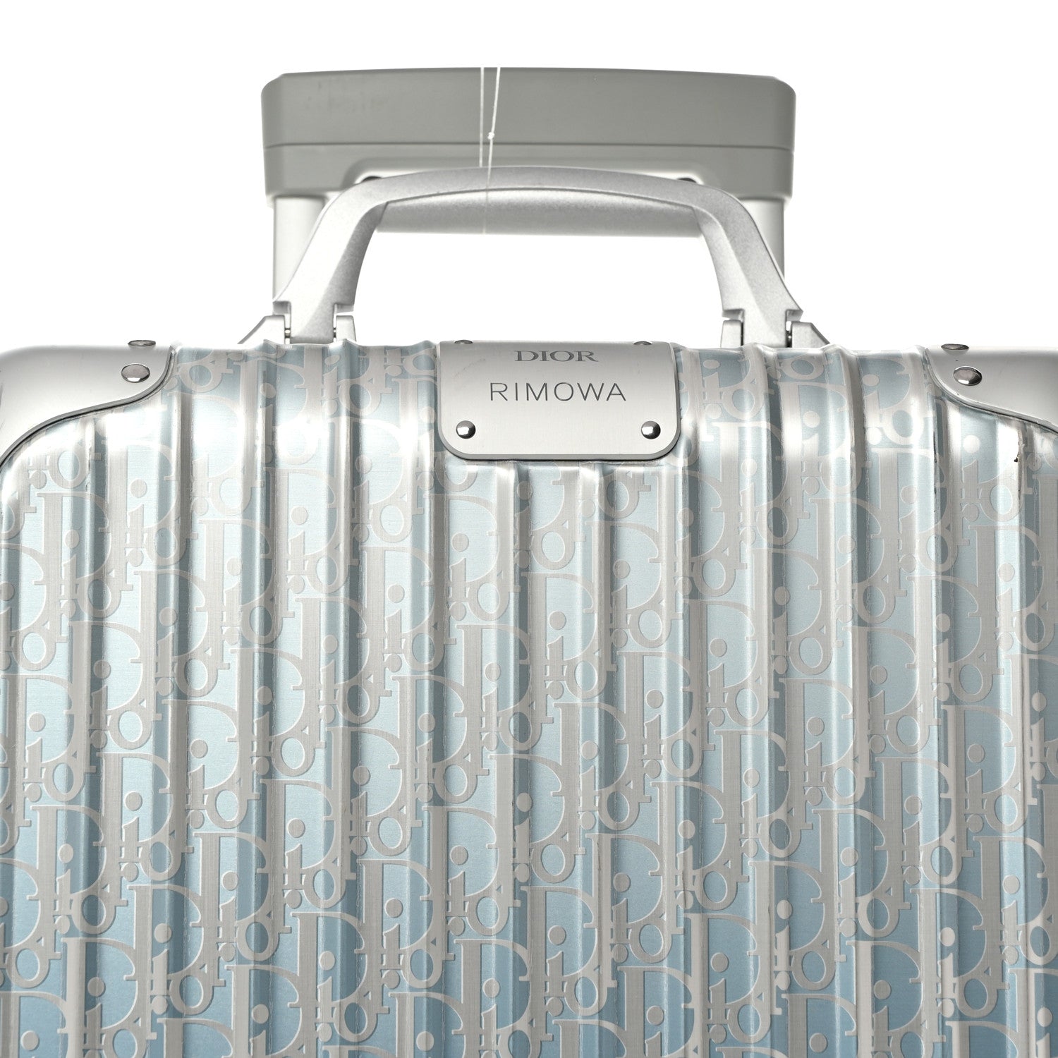 Christian Dior X RIMOWA Aluminum Gradient Cabin Luggage Blue Multi 8 of 16