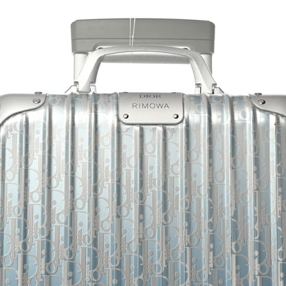 Christian Dior X RIMOWA Aluminum Gradient Cabin Luggage Blue Multi 8 of 16