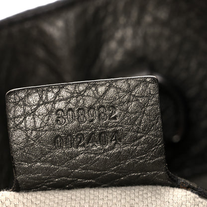 Gucci Metallic Pebbled Calfskin Medium Soho Chain Shoulder Bag Sasso 10 of 36