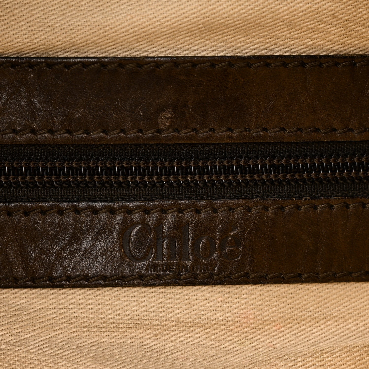 Chloe Goatskin Large Kerala Bag Brown 6 of 9