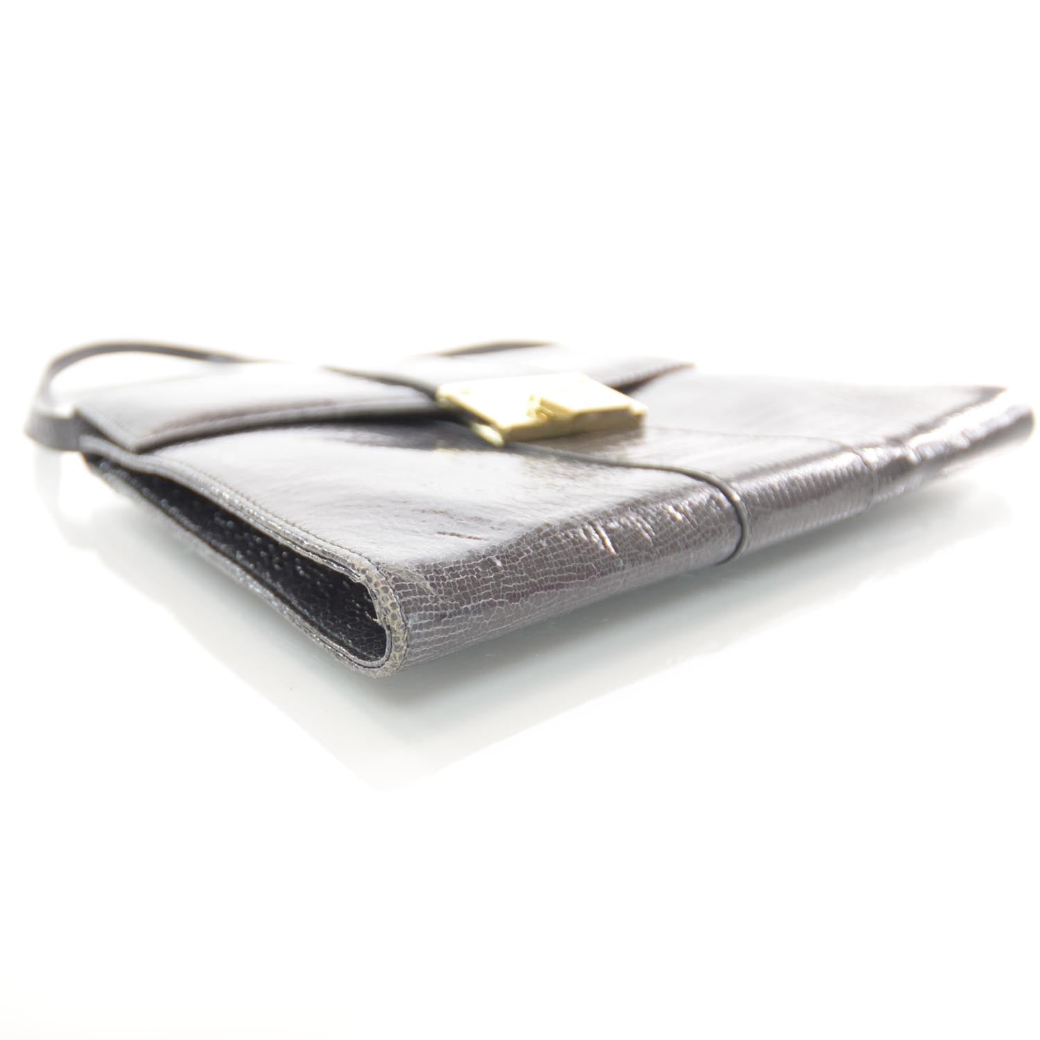 Jimmy Choo Lizard Embossed Ruby Flap Bag 4 of 8