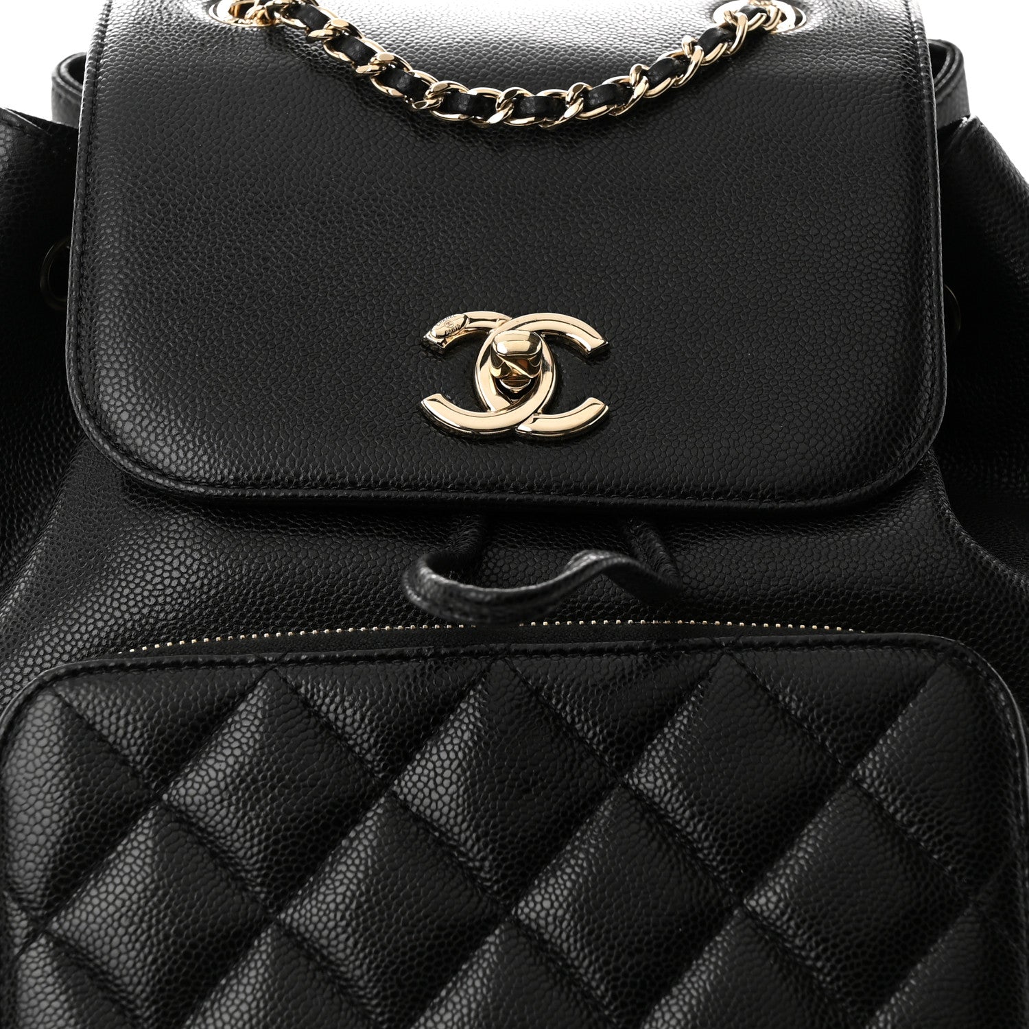 Chanel Caviar Quilted Business Affinity Backpack Black 8 of 10