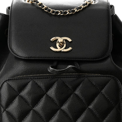 Chanel Caviar Quilted Business Affinity Backpack Black 8 of 10