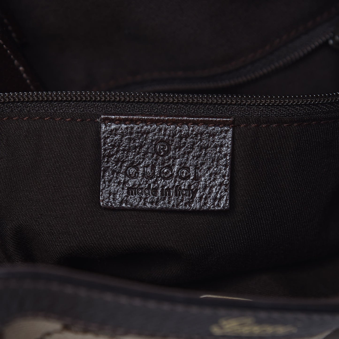 Monogram Medium Abbey Convertible Tote Dark Brown