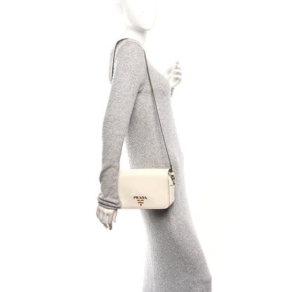 Prada Vitello Phenix Crossbody Bag Talco 2 of 11