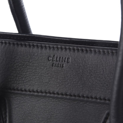 Celine Supple Calfskin Medium Phantom Luggage Black 10 of 10