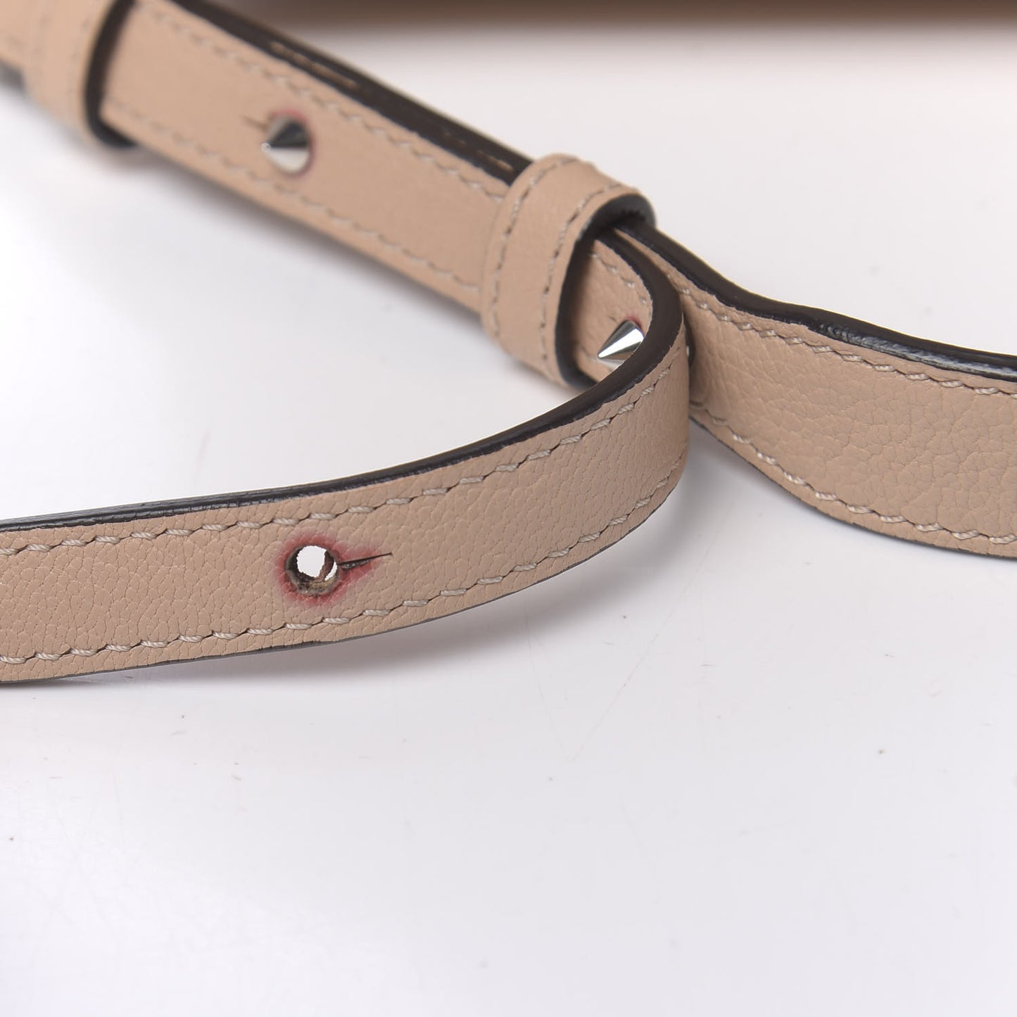 Sugar Goatskin Mini Antigona Powder
