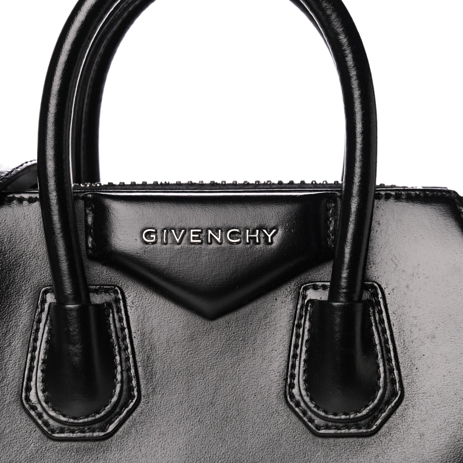 Givenchy Shiny Lord Calfskin Mini Antigona Black 8 of 10
