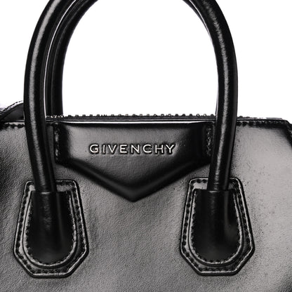 Givenchy Shiny Lord Calfskin Mini Antigona Black 8 of 10