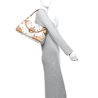 Louis Vuitton Monogram Multicolor Beverly MM White 2 of 13