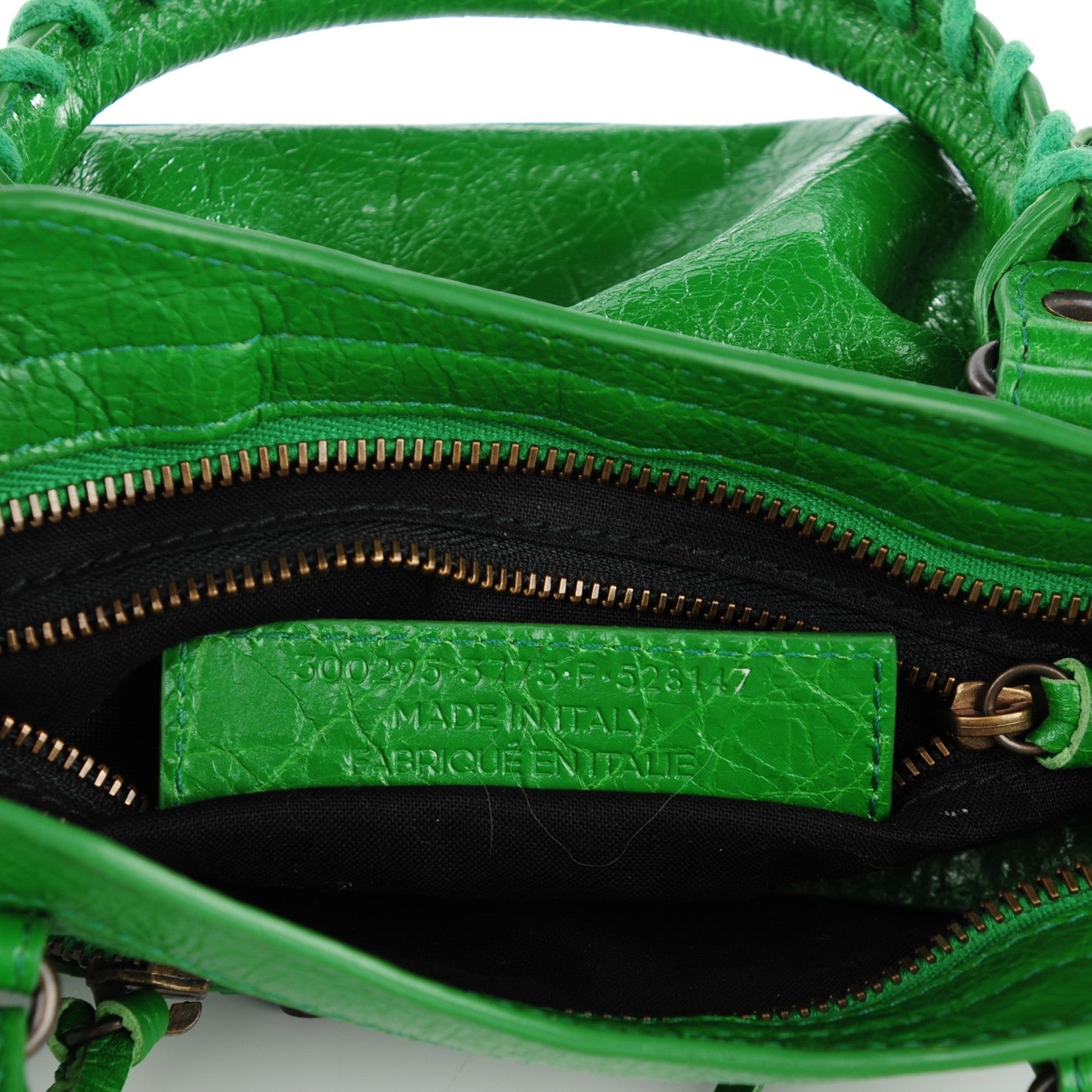 Balenciaga Agneau Mini City Vert Trefle 8 of 9