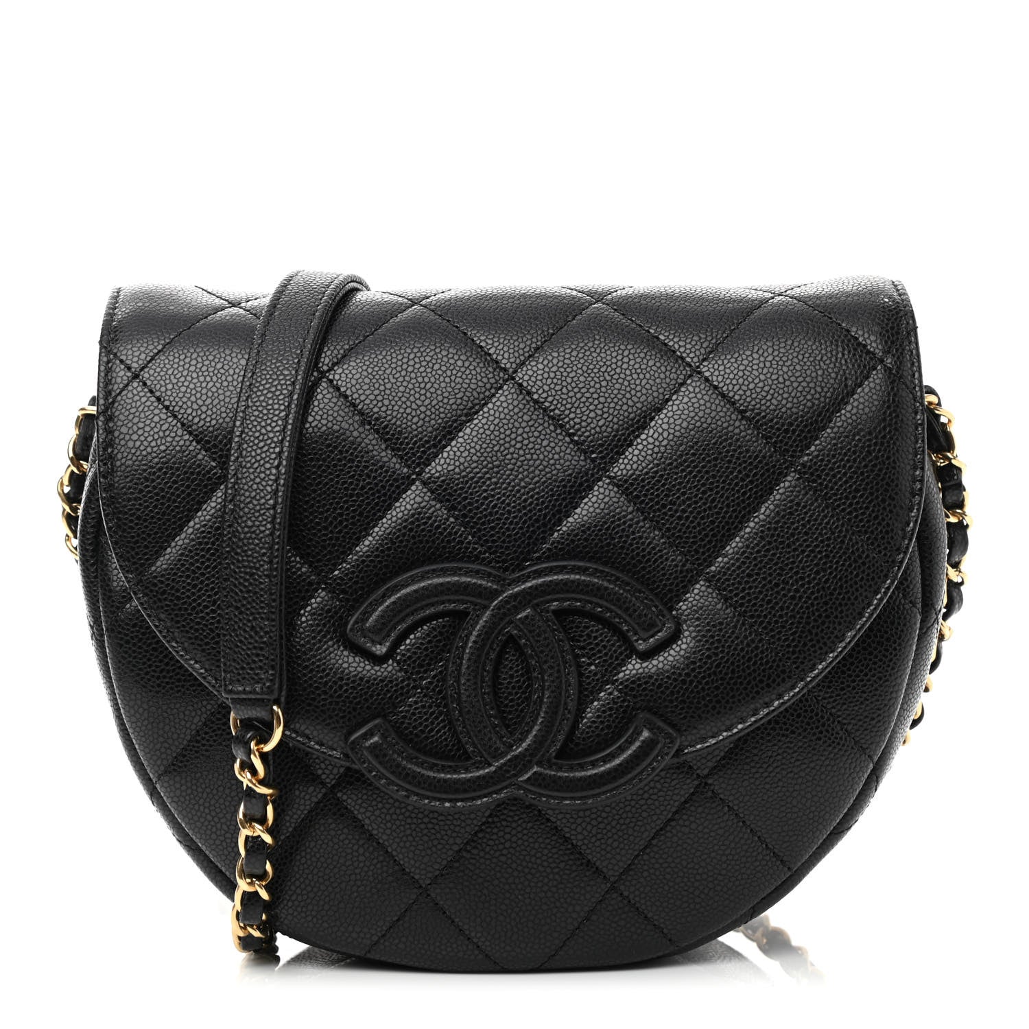Chanel Caviar Quilted Small Messenger Flap Black 1 of 9