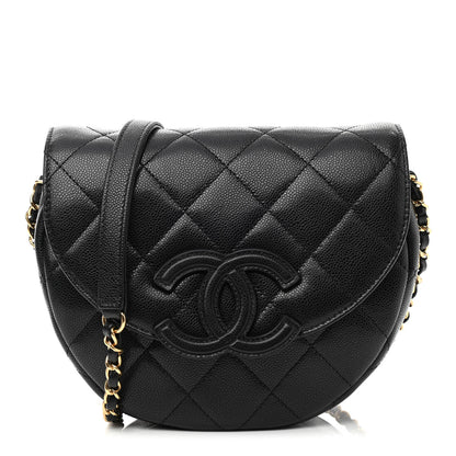 Chanel Caviar Quilted Small Messenger Flap Black 1 of 9