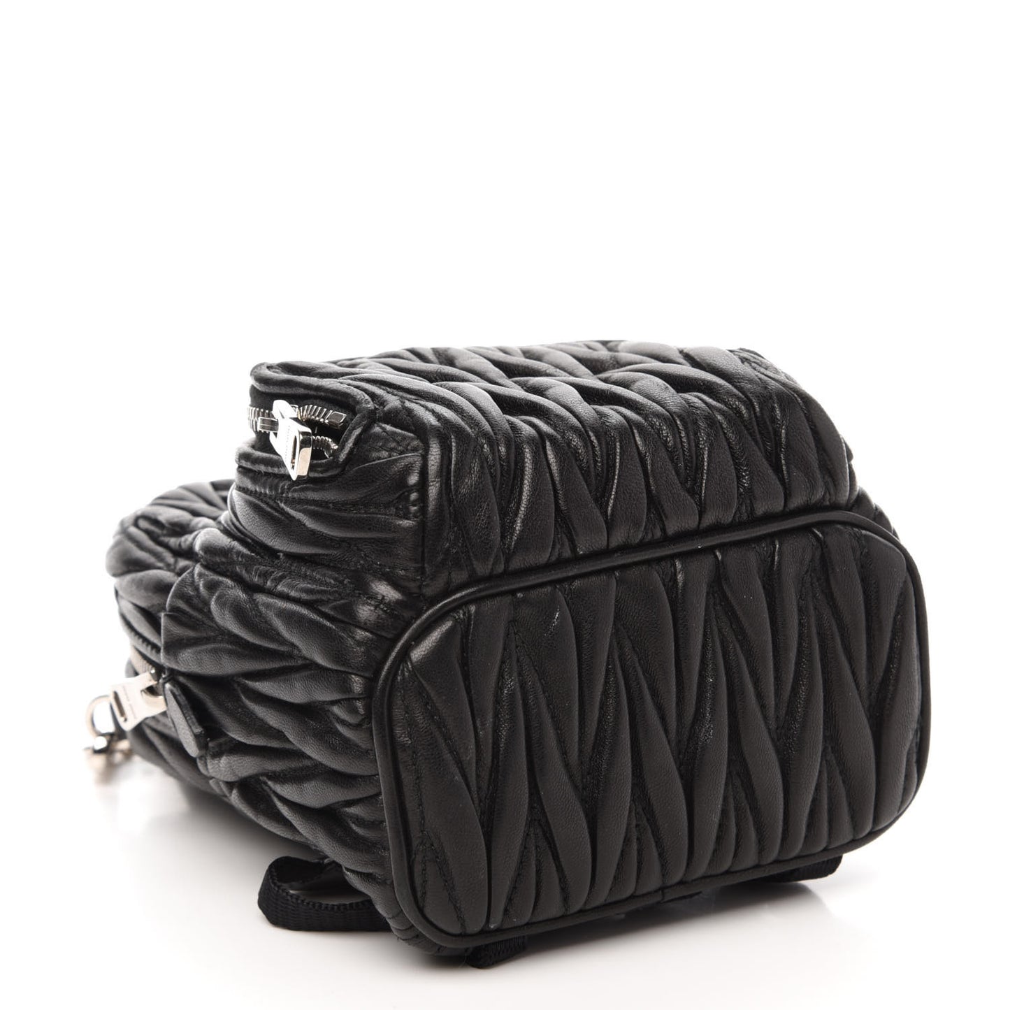 Nappa Matelasse Mini Backpack Black