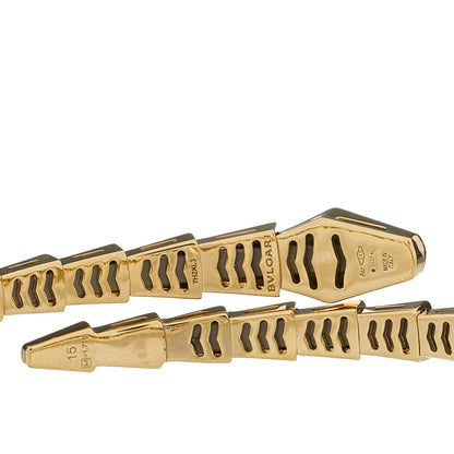 Bulgari 18K Yellow Gold Serpenti Viper Bracelet M 3 of 4
