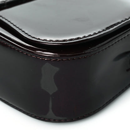 Louis Vuitton Patent Sobe Clutch Amarante 9 of 10