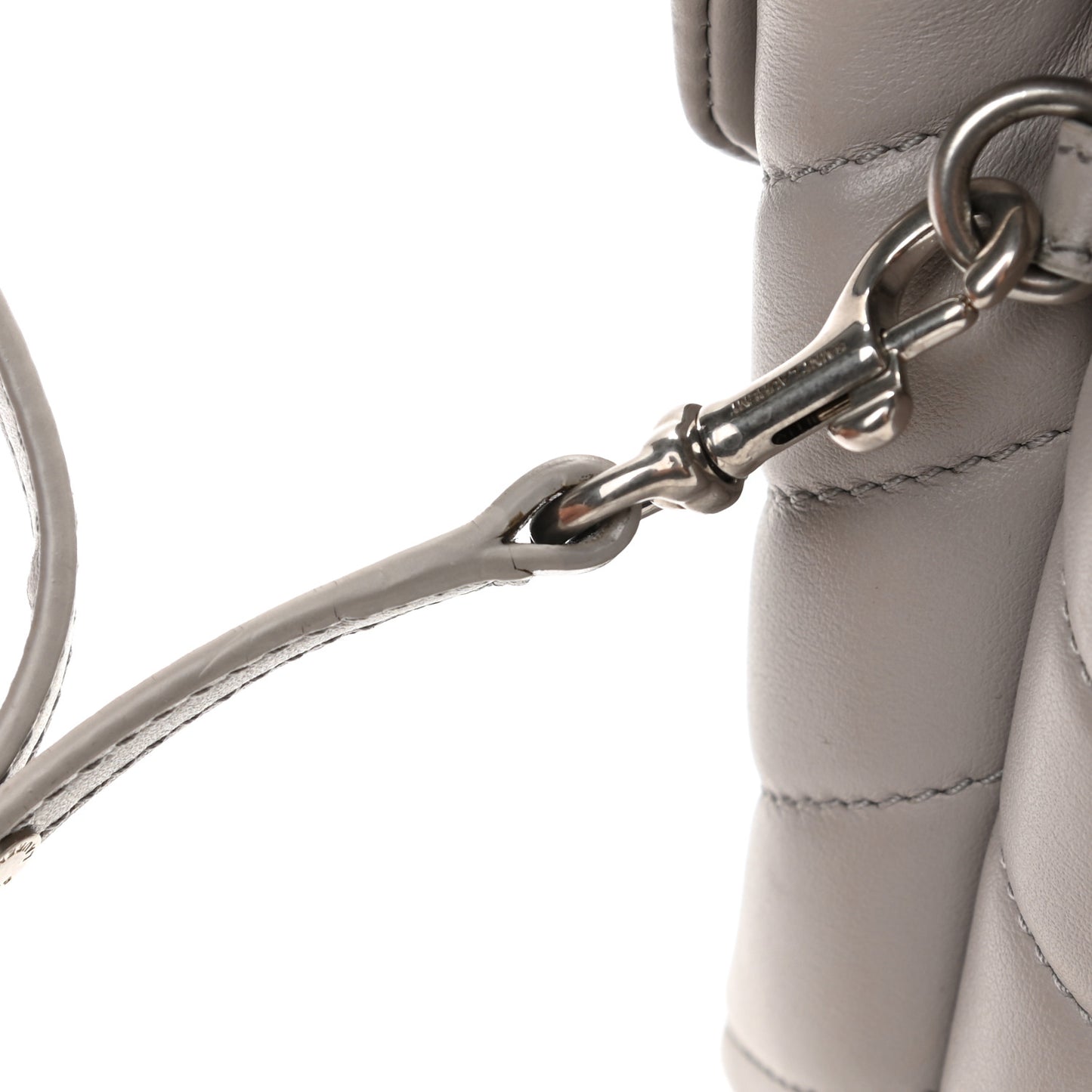 Calfskin Y Quilted Monogram Toy Loulou Satchel Granite