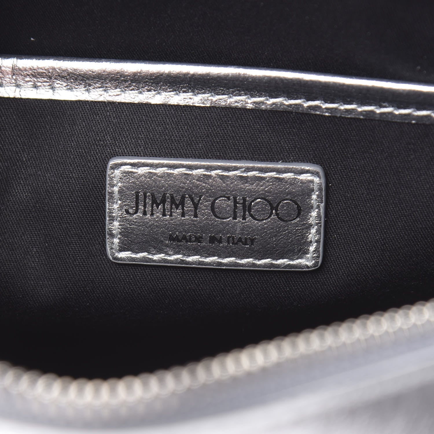 Jimmy Choo Metallic Calfskin Athini Camera Bag Silver 6 of 10