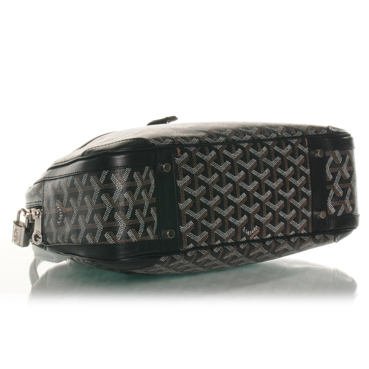 Goyardine Saint Jeanne MM Bowler Black