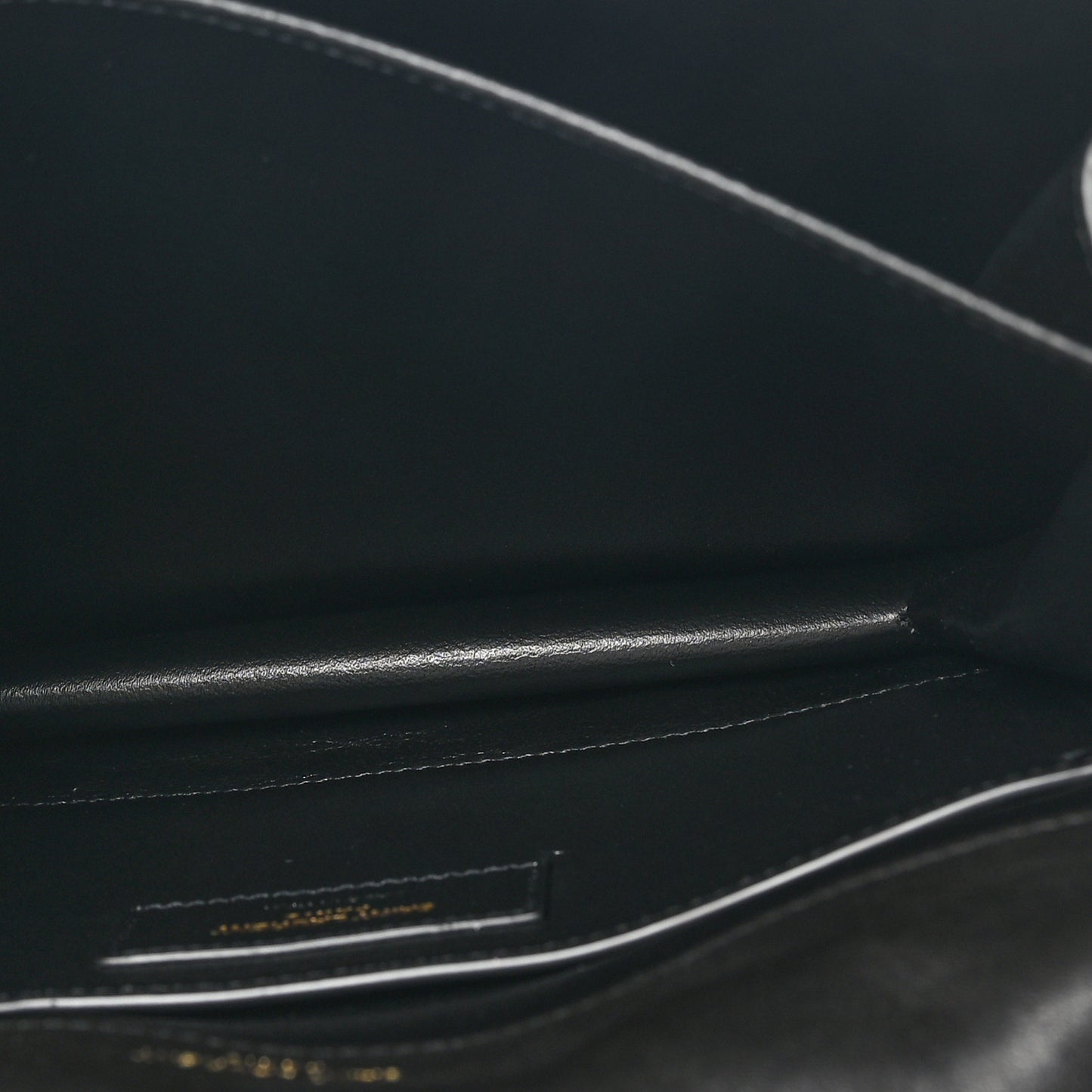 Lambskin Quilted Monogram Medium Solferino Satchel Black