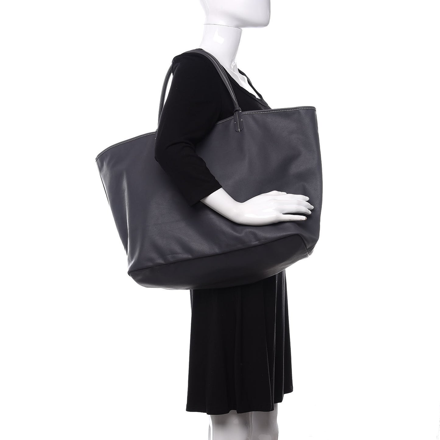 Goyardine Reversible Anjou GM Grey