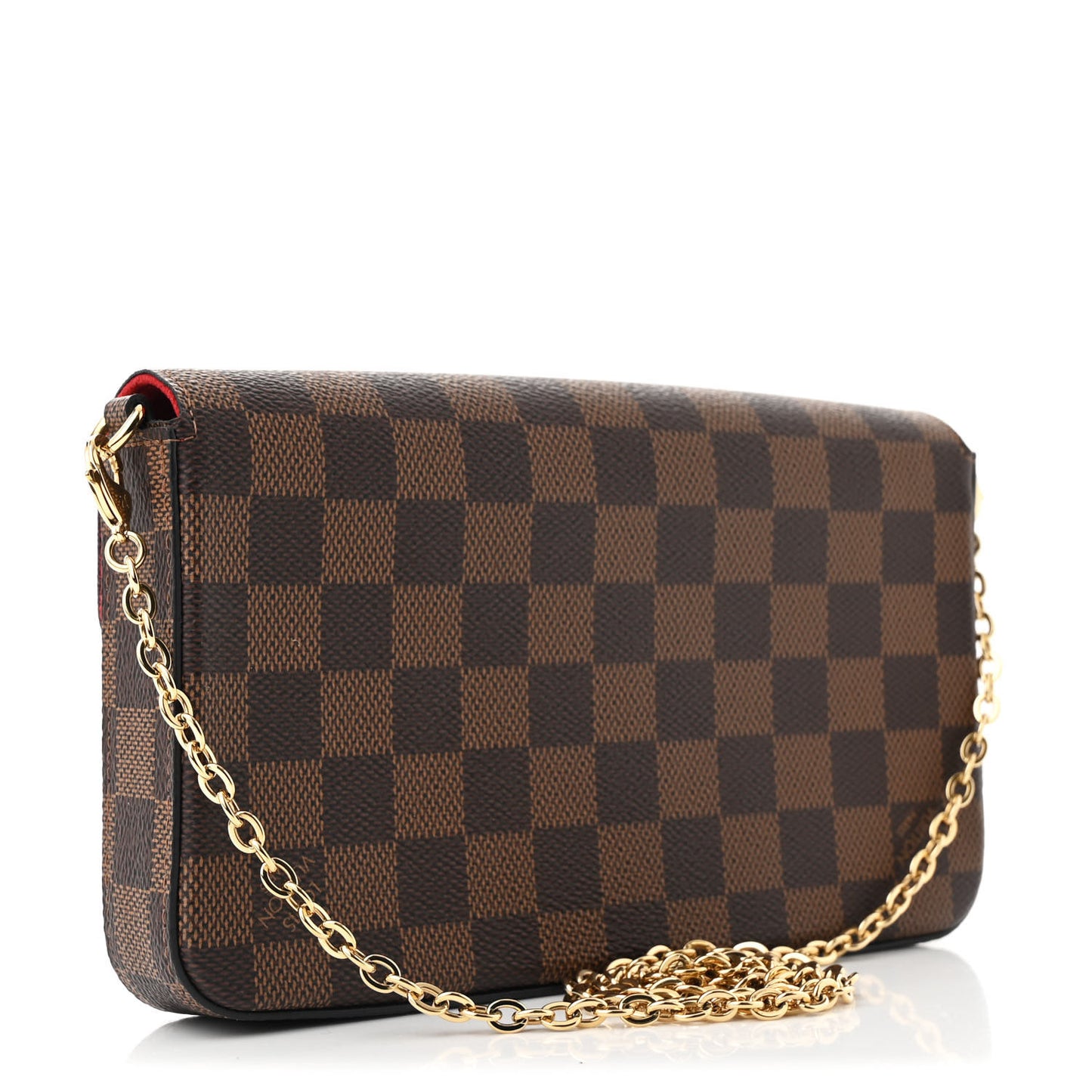 Damier Ebene Pochette Felicie Chain Wallet