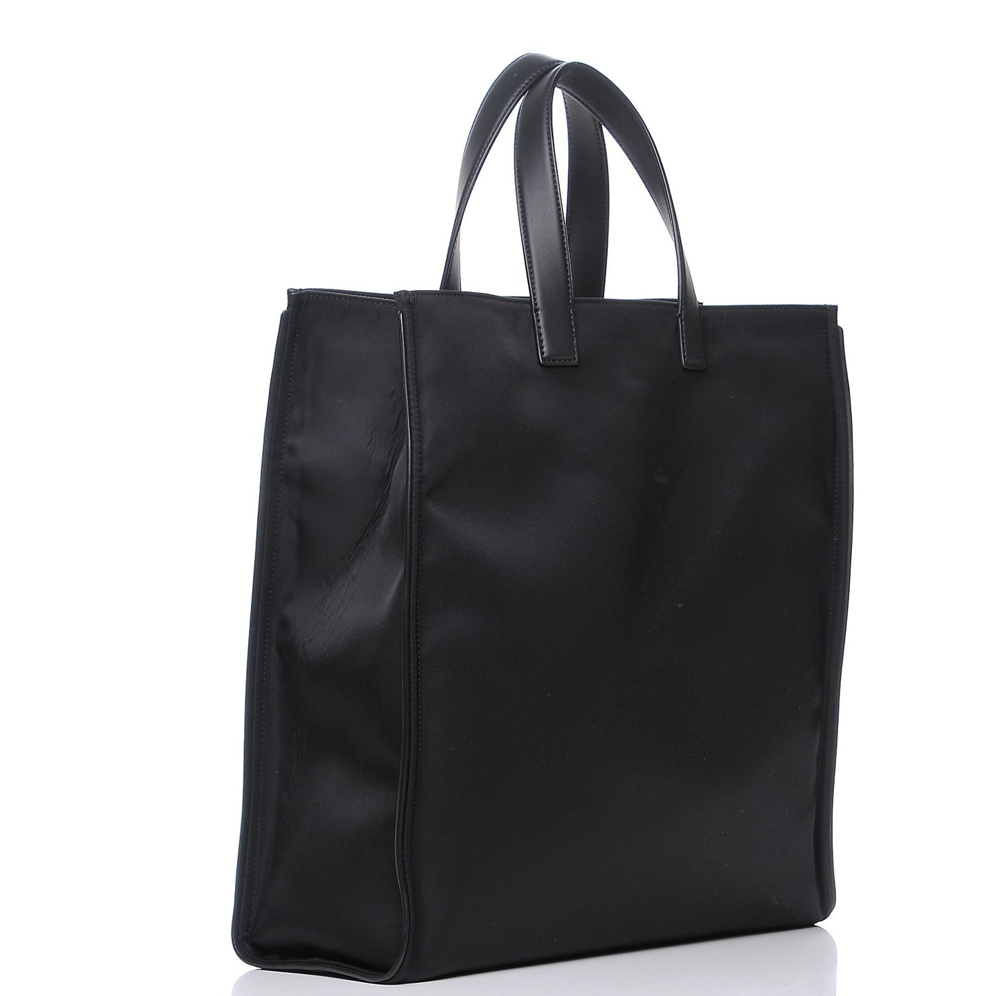 Nylon Vitello Century Dolce Monster Eyes Tote Black Sunflower