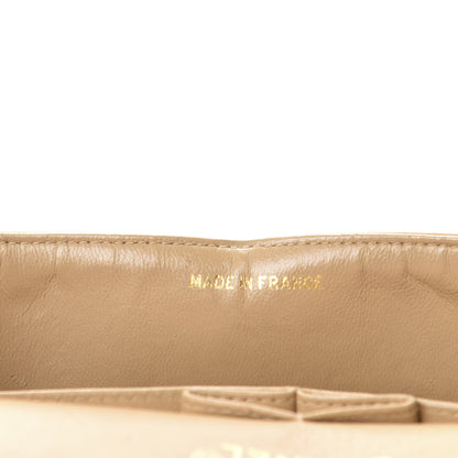 Chanel Lambskin Quilted Small Double Flap Beige 19 of 21