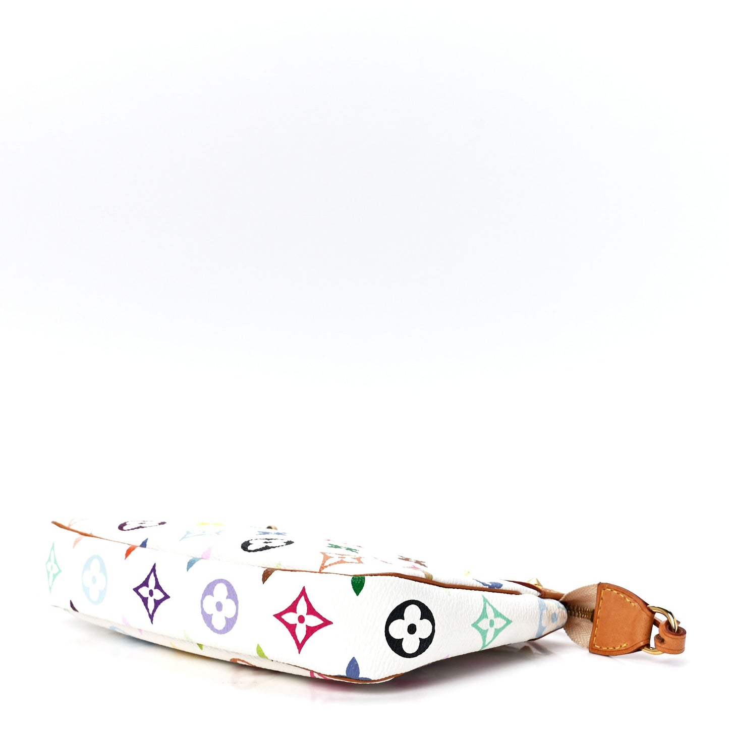 Monogram Multicolor Pochette Accessories White