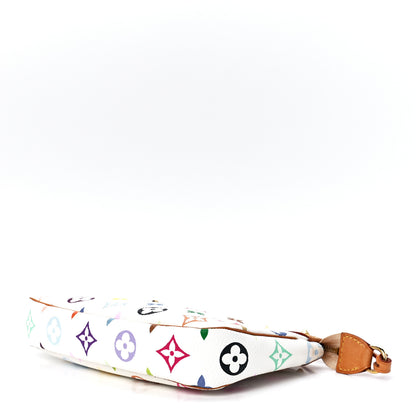 Louis Vuitton Monogram Multicolor Pochette Accessories White 9 of 11