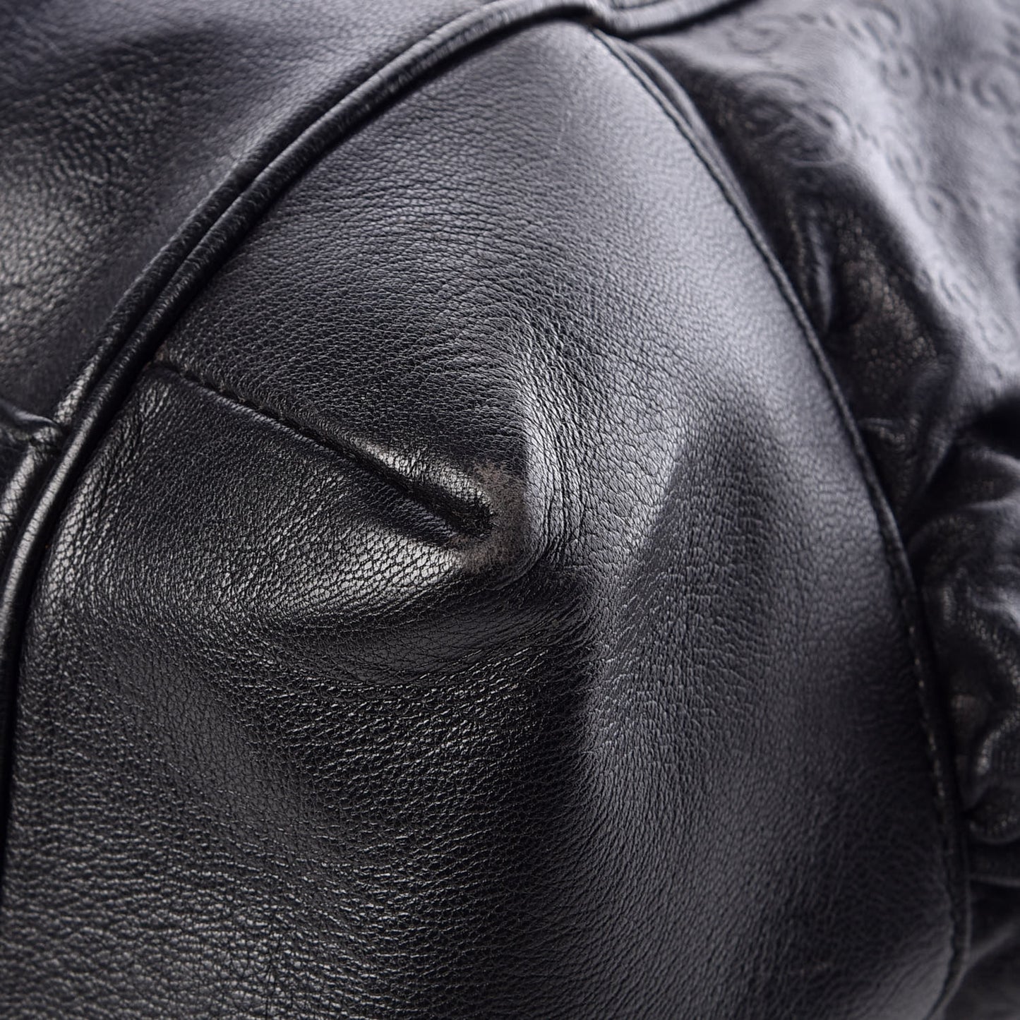 Guccissima Large Full Moon Tote Black