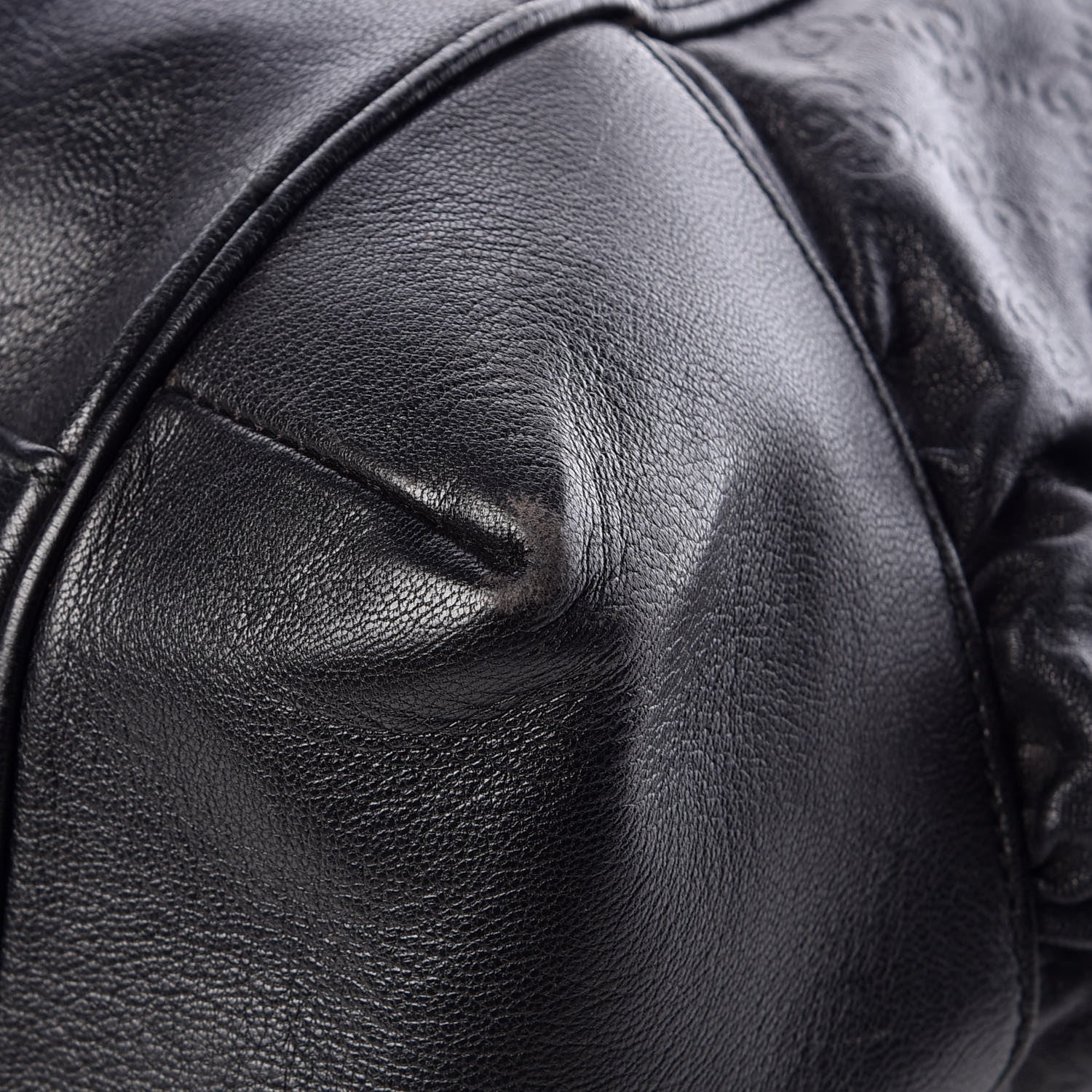 Gucci Guccissima Large Full Moon Tote Black 10 of 14
