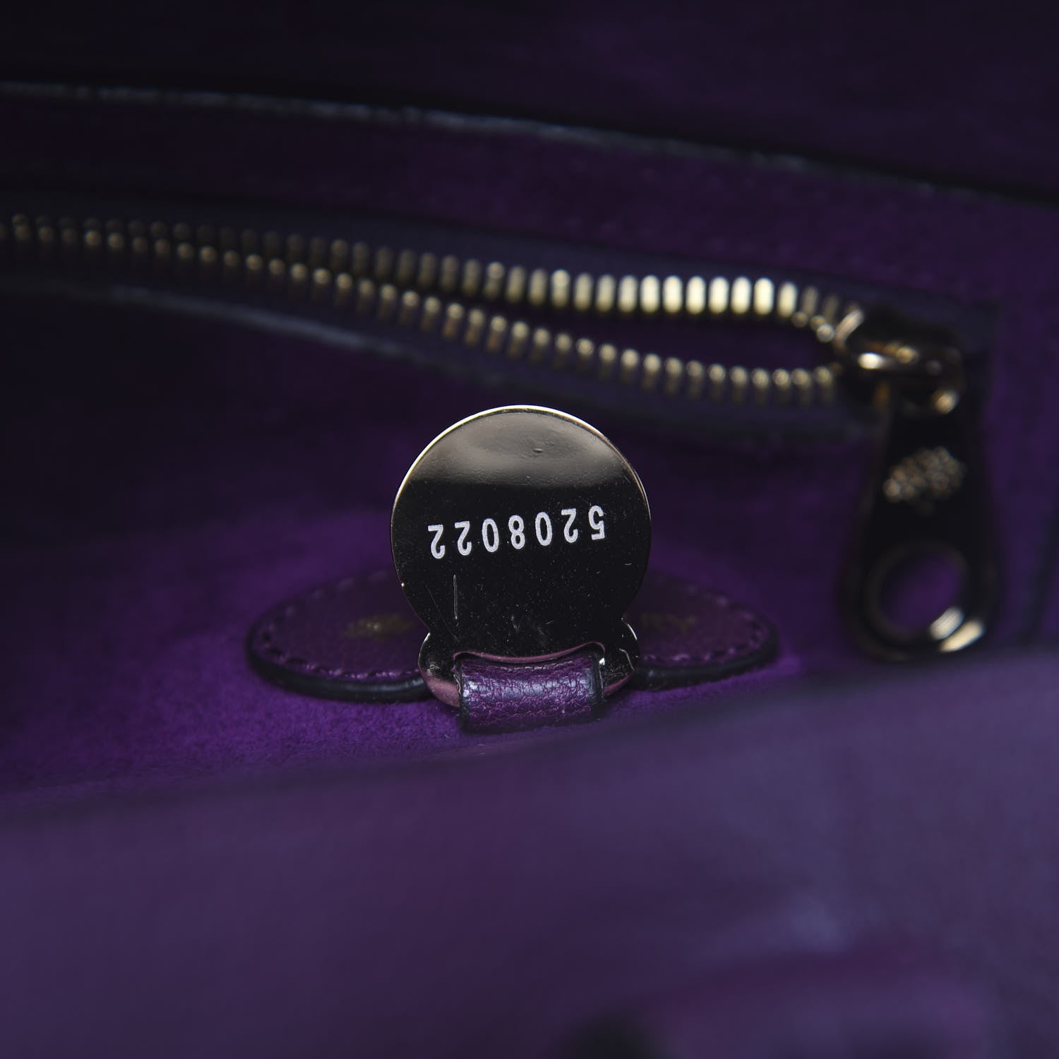 Mulberry Goatskin Bayswater Aubergine 7 of 12